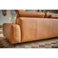 ECKSOFA  in Echtleder Hellbraun  225/355 cm  - Hellbraun/Anthrazit, Design, Leder/Metall (225/355cm) - Johann Jakob