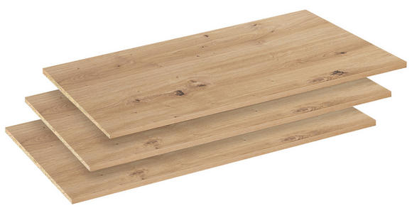 EINLEGEBODENSET 85/1,6/51 cm  - Eiche Artisan, Holzwerkstoff (85/1,6/51cm) - Carryhome