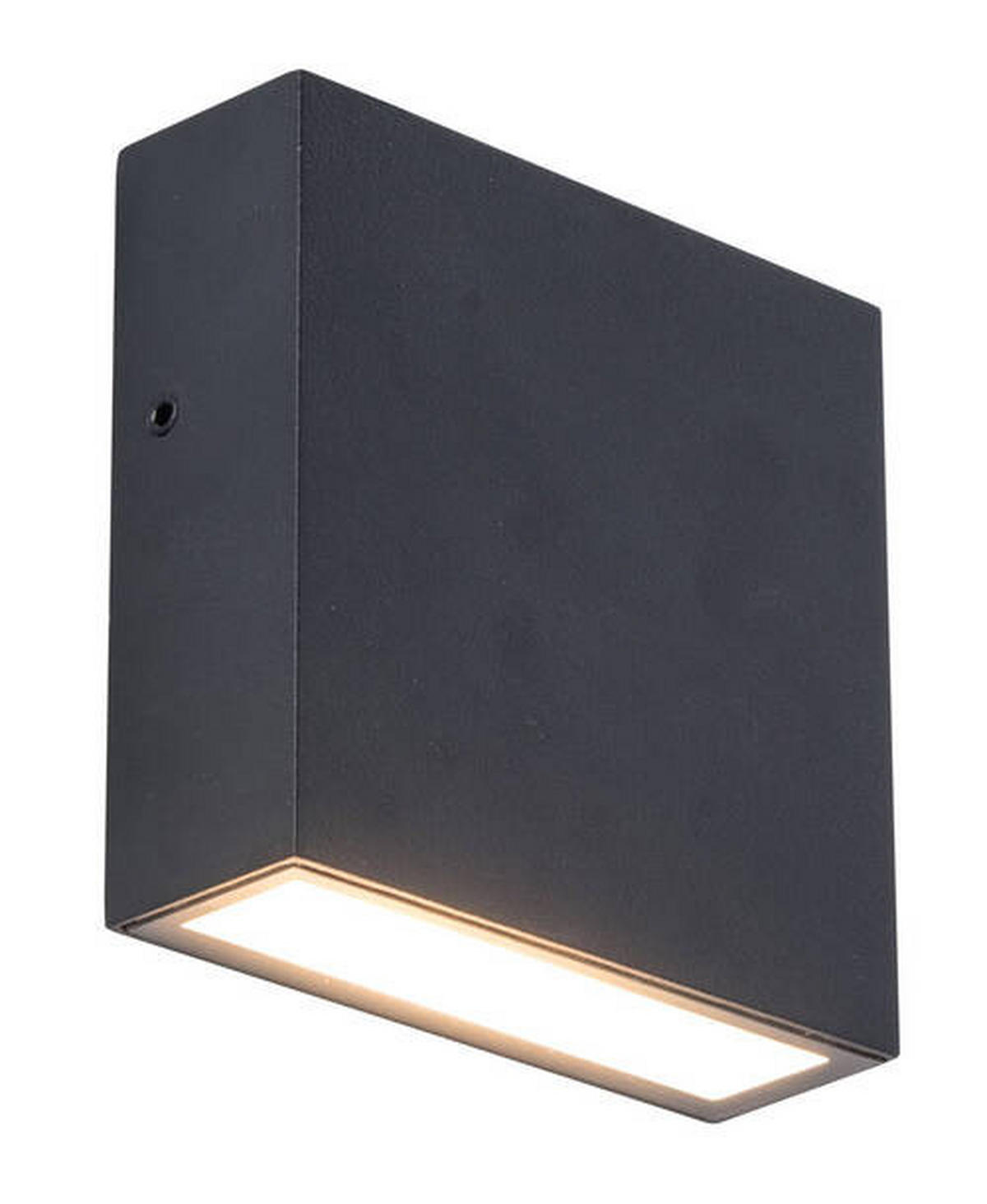 AUßENWANDLEUCHTE 11/11/3,8 cm   - Schwarz, Basics, Metall (11/11/3,8cm)