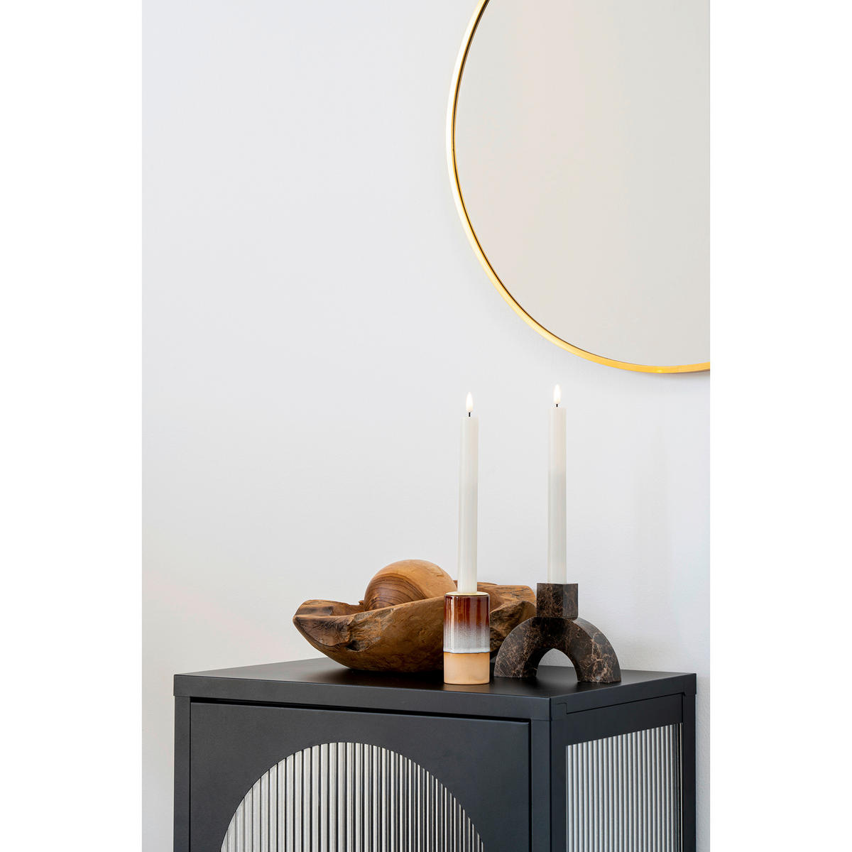 DEKOSCHALE - Teakfarben, Basics, Holz (30/10/30cm)