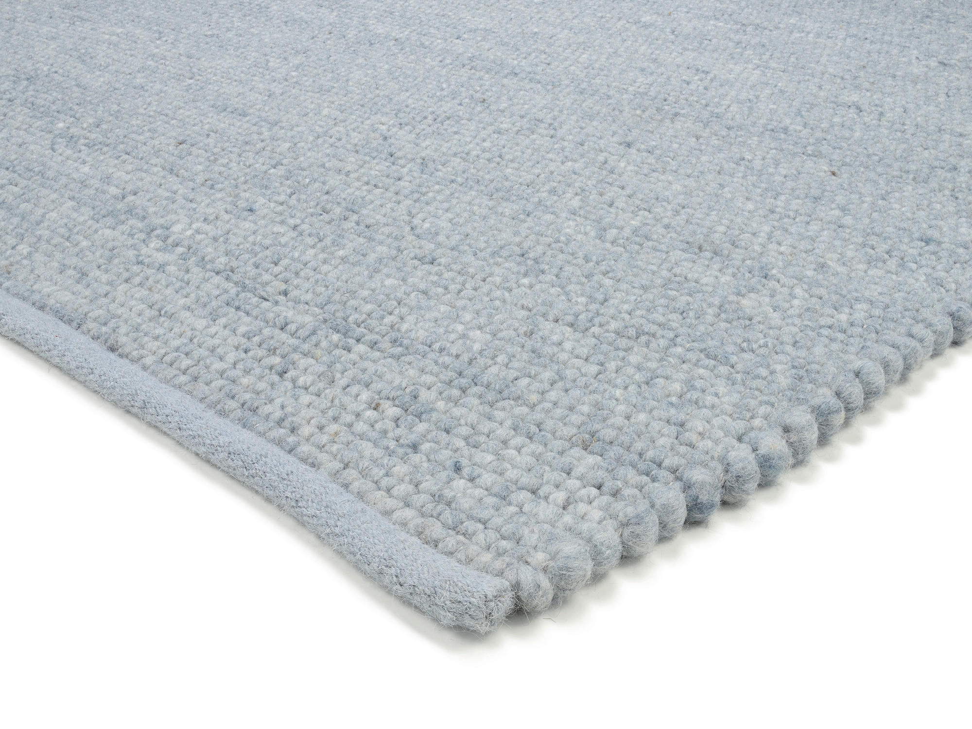 HANDWEBTEPPICH 200/250 cm Helsinki Blau, Grau  - Blau/Grau, Basics, Textil (200/250cm) - Linea Natura