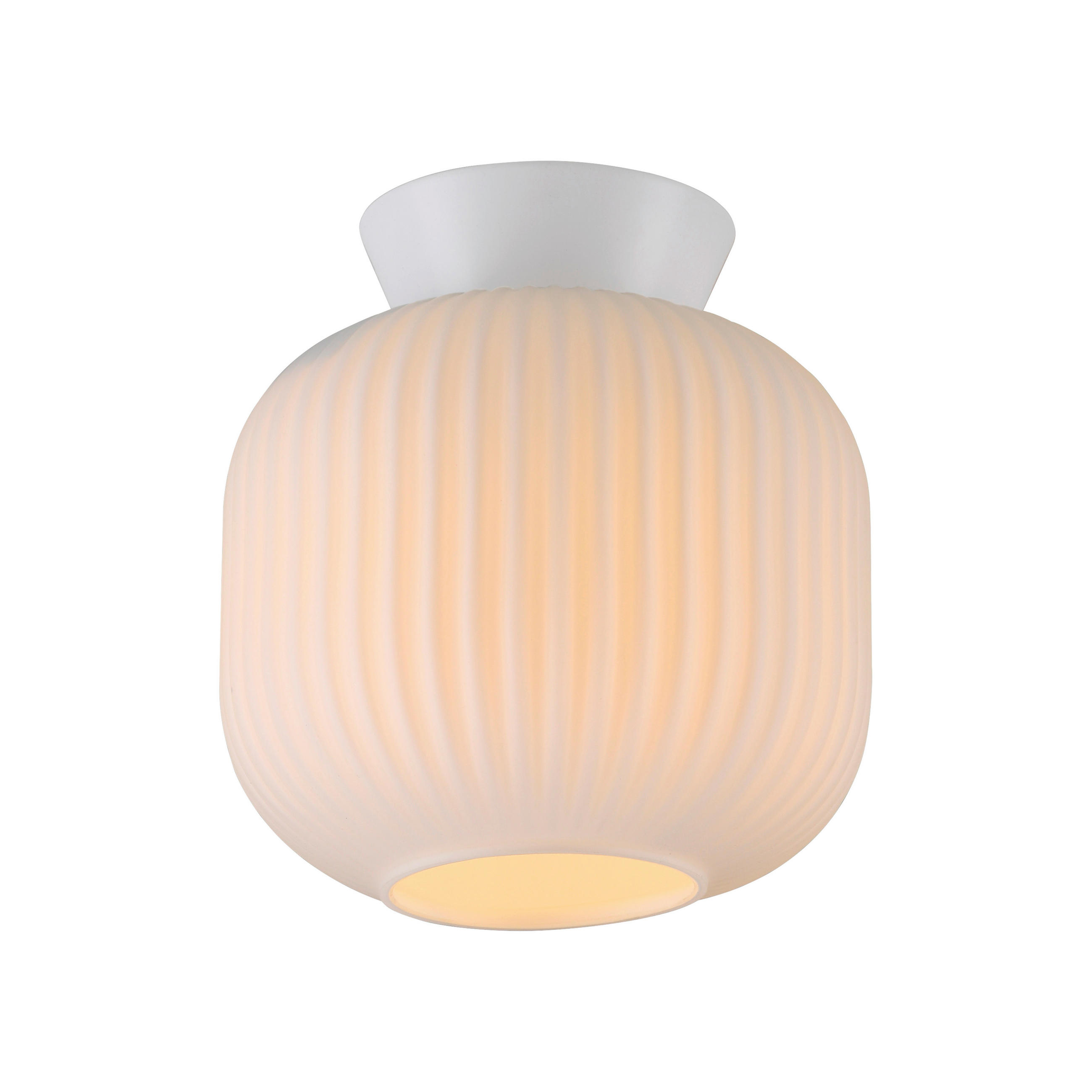 LED-DECKENLEUCHTE 20/20/22 cm   - Weiß, KONVENTIONELL, Glas/Kunststoff (20/20/22cm) - Schöner Wohnen