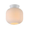 LED-DECKENLEUCHTE SW NAMI 20/20/22 cm   - Weiß, KONVENTIONELL, Glas/Kunststoff (20/20/22cm) - Schöner Wohnen