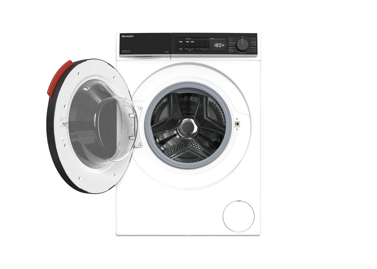 WASCHMASCHINE ES-WNFB214CWDA-DE  - Weiß, Basics, Glas/Kunststoff (59.7/84.5/63.2cm) - Sharp