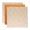 MULLWINDELNSET   Steppe 3-teilig  - Taupe, Basics, Textil (70/70cm) - Bebe Jou