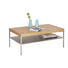 COUCHTISCH in Holz, Holzwerkstoff 110/65/42 cm - Eichefarben/Silberfarben, KONVENTIONELL, Holz/Holzwerkstoff (110/65/42cm) - Moderano COUCHTISCH in Holz, Holzwerkstoff 110/65/42 cm - Eichefarben/Silberfarben, KONVENTIONELL, Holz/Holzwerkstoff (110/65/42cm) - Moderano