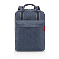 RUCKSACK Allday backpack M herringbone dark blue  - Dunkelblau, Basics, Textil (30/39/13cm) - Reisenthel