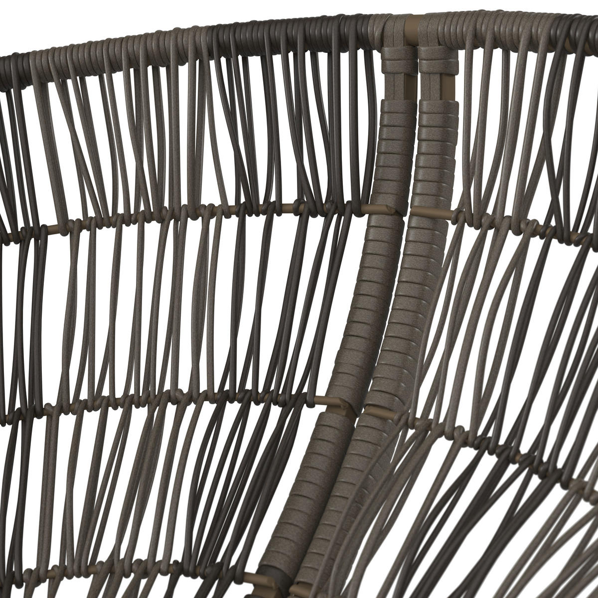 GARTEN-RELAXSESSEL 95/84/77 cm  - Braun/Grau, KONVENTIONELL, Kunststoff/Metall (95/84/77cm) - Ambia Garden