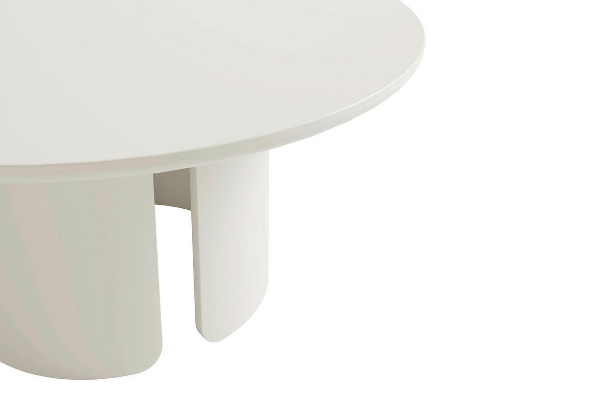 COUCHTISCH 80/80/41 cm MOLDE rund Seidengrau einfacher Aufbau, 2 in 1 Gestell  - Seidengrau, MODERN, Holzwerkstoff (80/80/41cm) - Schöner Wohnen