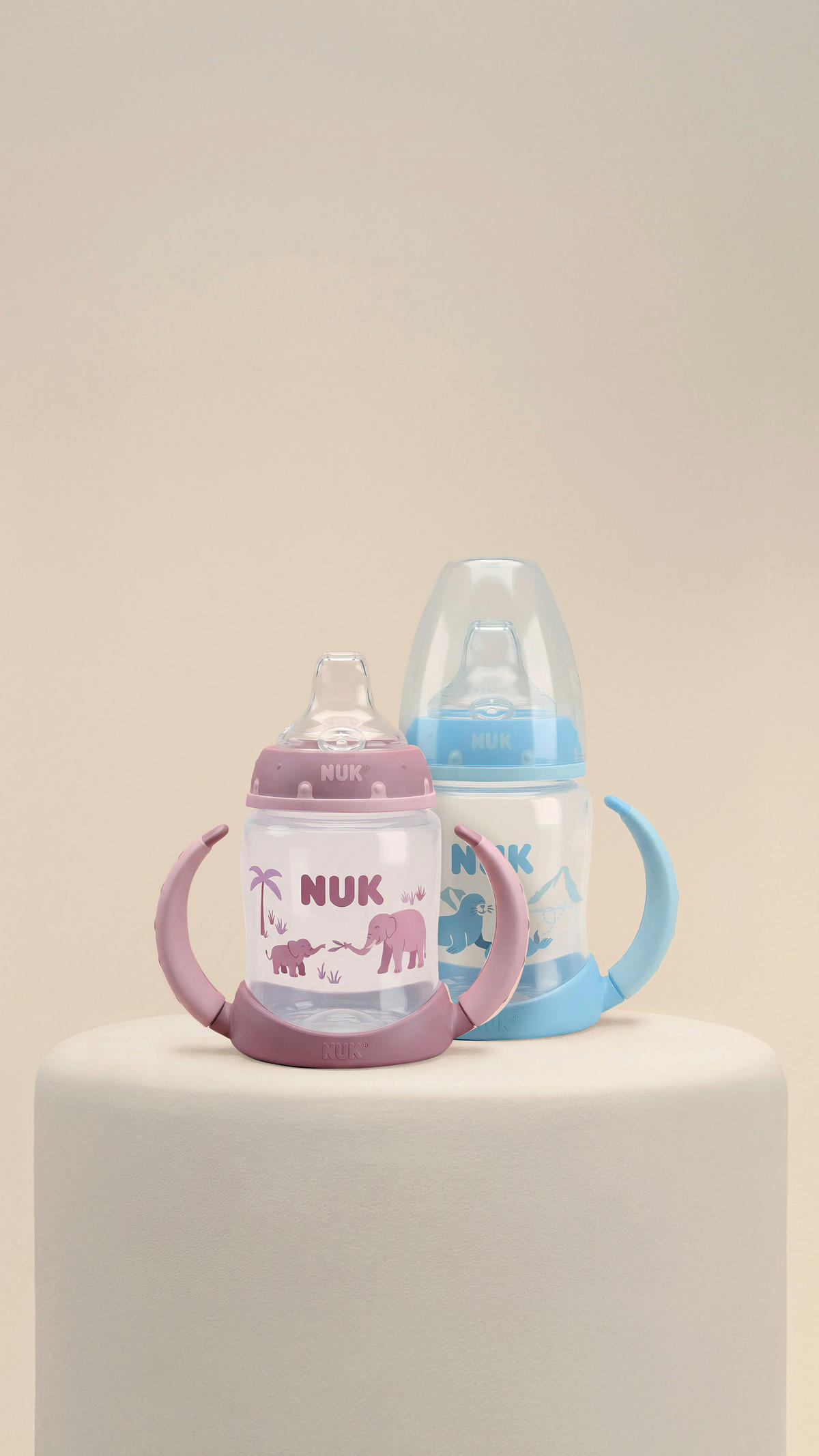 KINDERTRINKFLASCHE NUK First Choice Trinklernflasche_sortiert_150ML  - Magenta/Hellblau, Basics, Kunststoff (150ml) - NUK