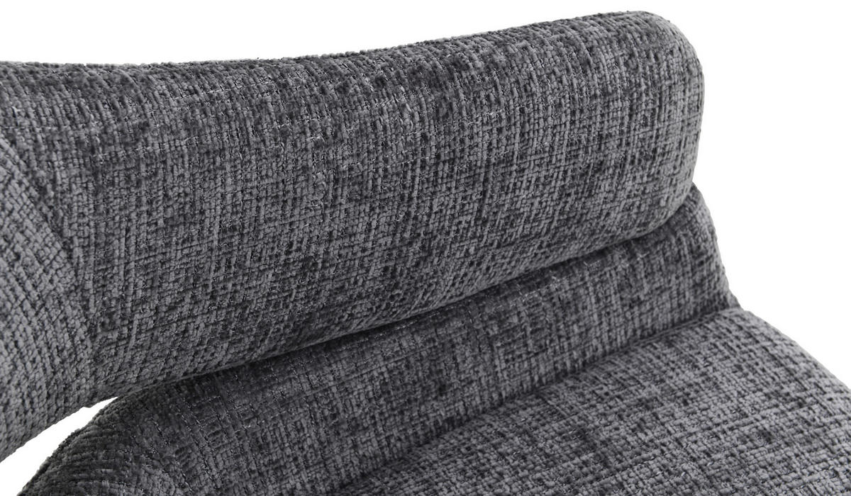 ARMLEHNSTUHL in Holz, Textil Grau, Eichefarben  - Eichefarben/Grau, MODERN, Holz/Textil (58/85/62cm) - Livetastic