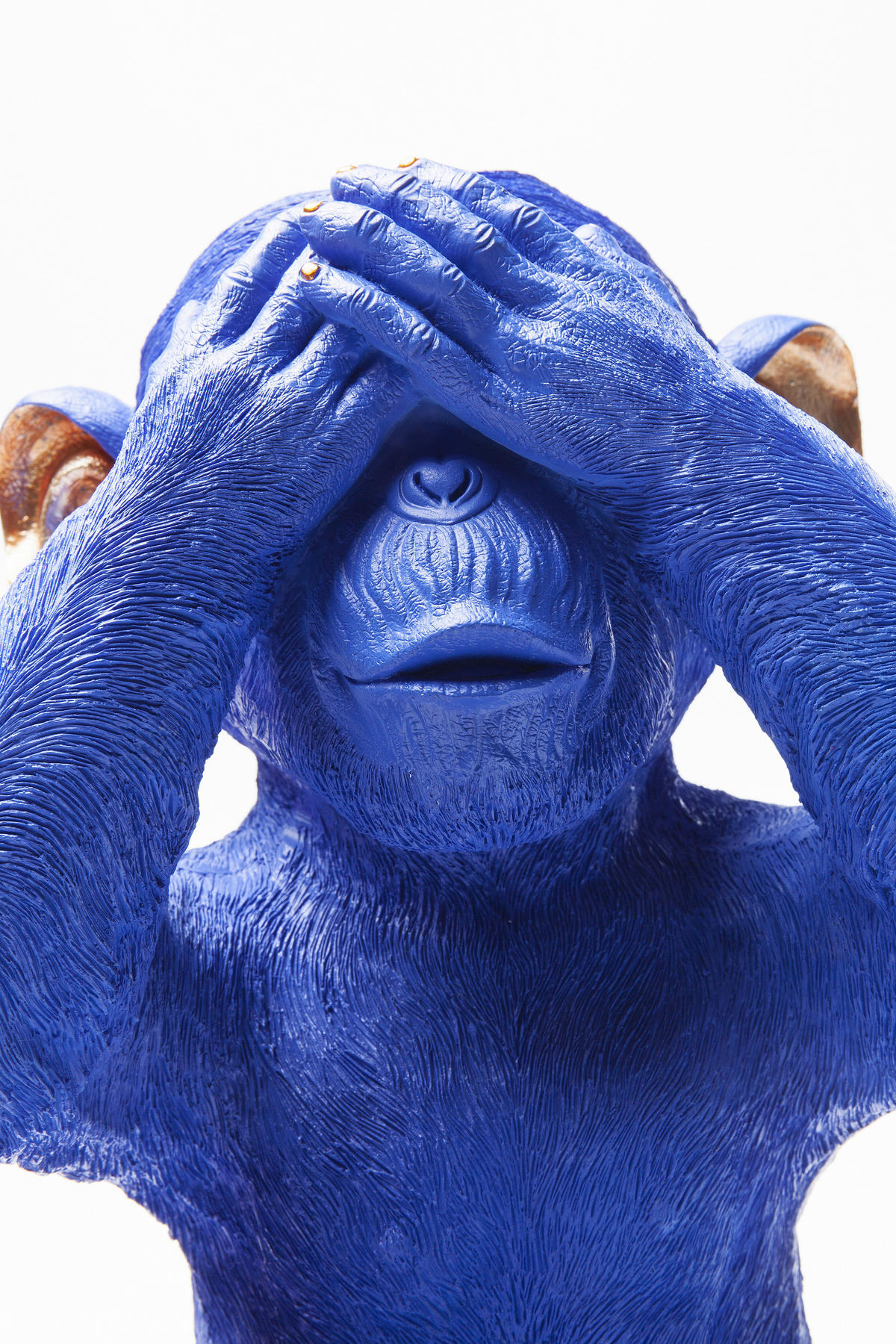 SPARDOSE - Blau/Goldfarben, Trend, Kunststoff (24/35/25cm) - Kare-Design