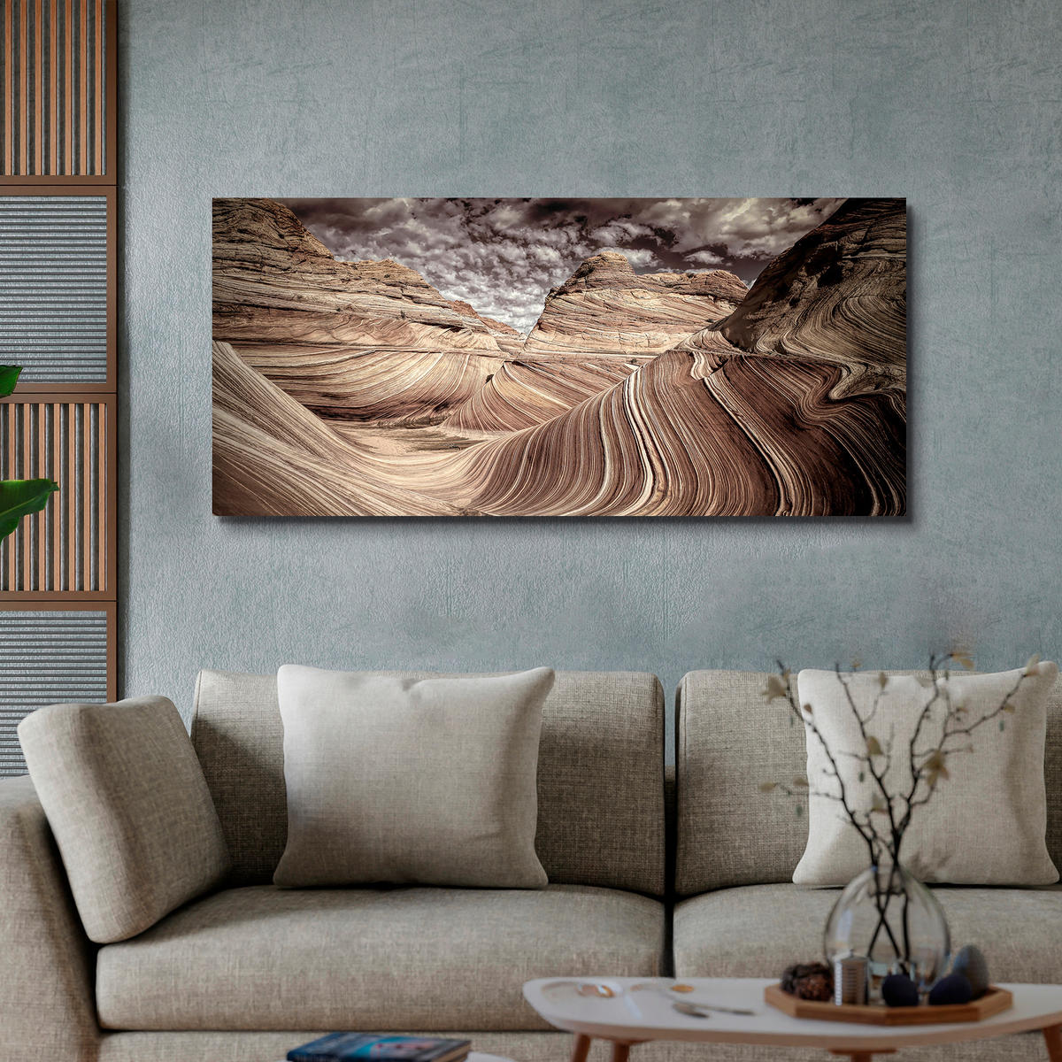 KUNSTDRUCK 120/55 cm  - Trend (120/55cm) - Monee