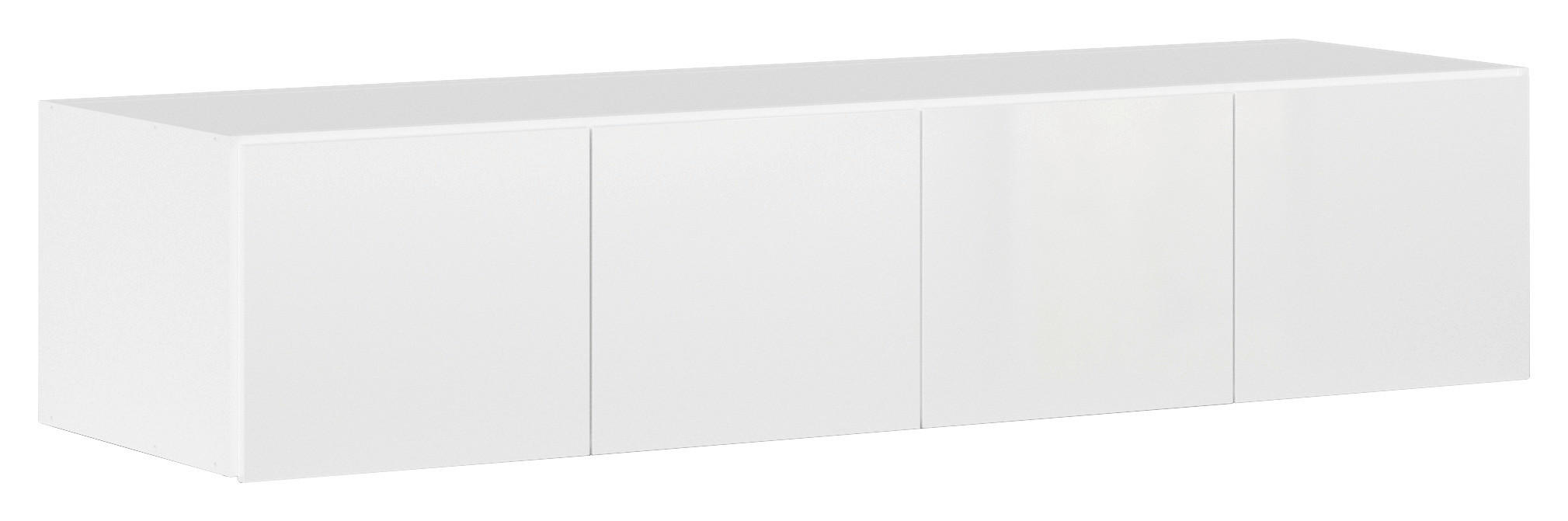 AUFSATZSCHRANK 181/39/54 cm  in  - Weiß Hochglanz/Weiß, KONVENTIONELL, Holzwerkstoff (181/39/54cm) - James Wood