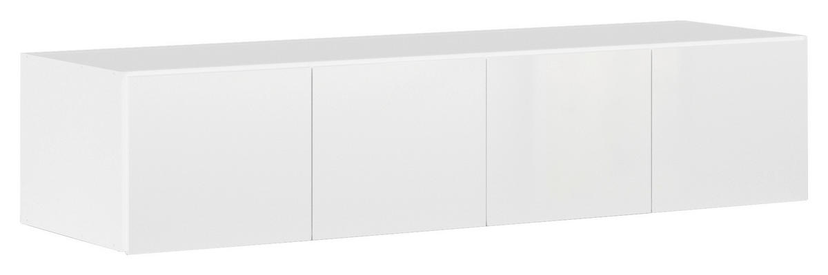 AUFSATZSCHRANK 181/39/54 cm  in  - Weiß Hochglanz/Weiß, KONVENTIONELL, Holzwerkstoff (181/39/54cm) - James Wood
