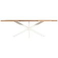 TISCHGESTELL in Metall 160/70/72 cm - Creme, Design, Metall (160/70/72cm) - Landscape