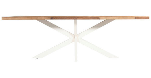 TISCHGESTELL in Metall 160/70/72 cm - Creme, Design, Metall (160/70/72cm) - Landscape
