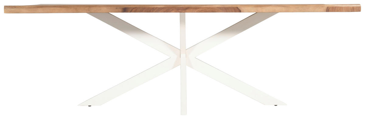 TISCHGESTELL Creme  - Creme, Design, Metall (160/70/72cm) - Landscape