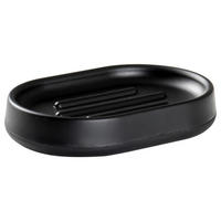 SEIFENSCHALE Kunststoff  - Schwarz, Basics, Kunststoff (8,8/2,6/13,3cm) - Sadena