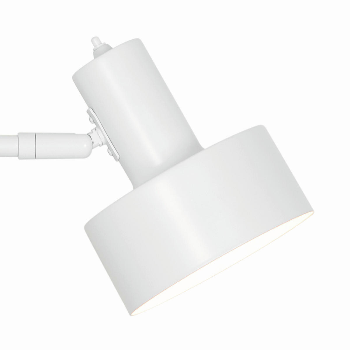 KLEMMLEUCHTE Matis 12,5/14,5/28 cm  - Weiß, Design, Metall (12,5/14,5/28cm) - Nordlux