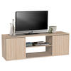 TV-ELEMENT hrast sonoma  - hrast sonoma, Moderno, leseni material (120/40/34cm) - Carryhome