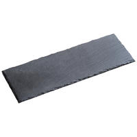 SERVIERPLATTE  - Schwarz, Basics, Stein (38/13/0,9cm) - Homeware Profession.