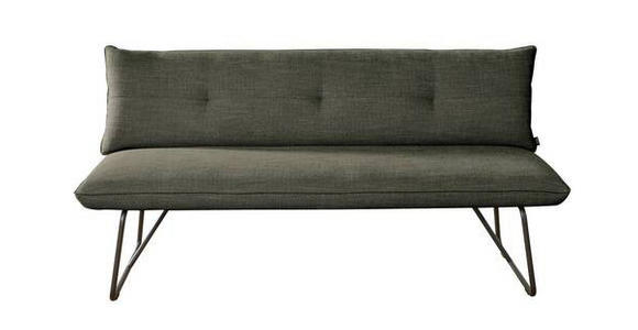 SITZBANK 180/90/70 cm in Grün - Schwarz/Grün, Design, Textil/Metall (180/90/70cm) - Dieter Knoll