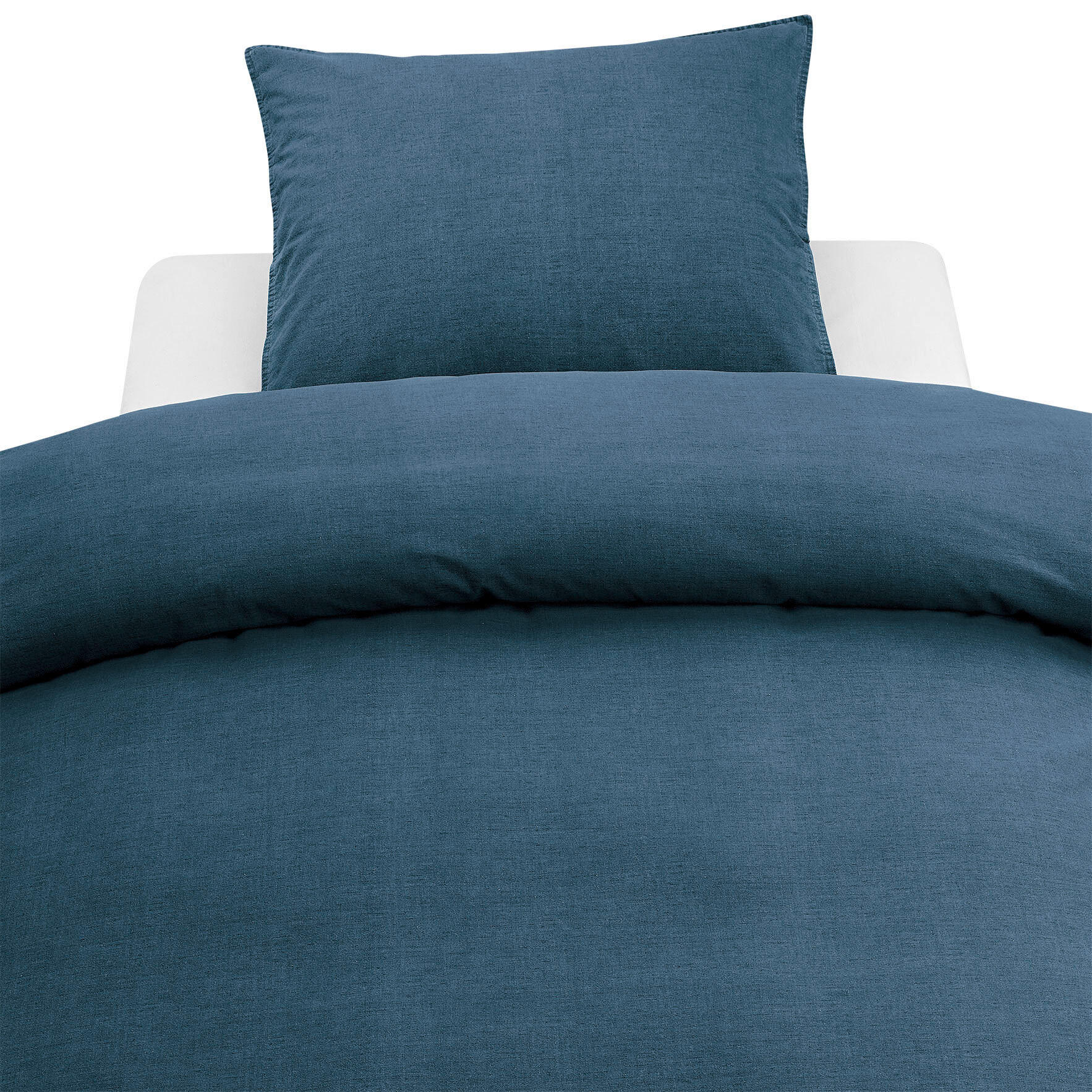 PÅSLAKANSET linneimitation 150/210 cm  - blå, Basics, textil (150/210cm)
