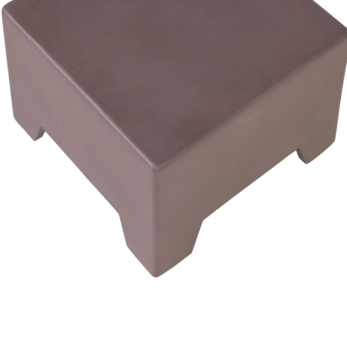 BEISTELLTISCH in Glas, Keramik 50/50/36 cm  - Braun, Design, Glas/Keramik (50/50/36cm) - Livetastic