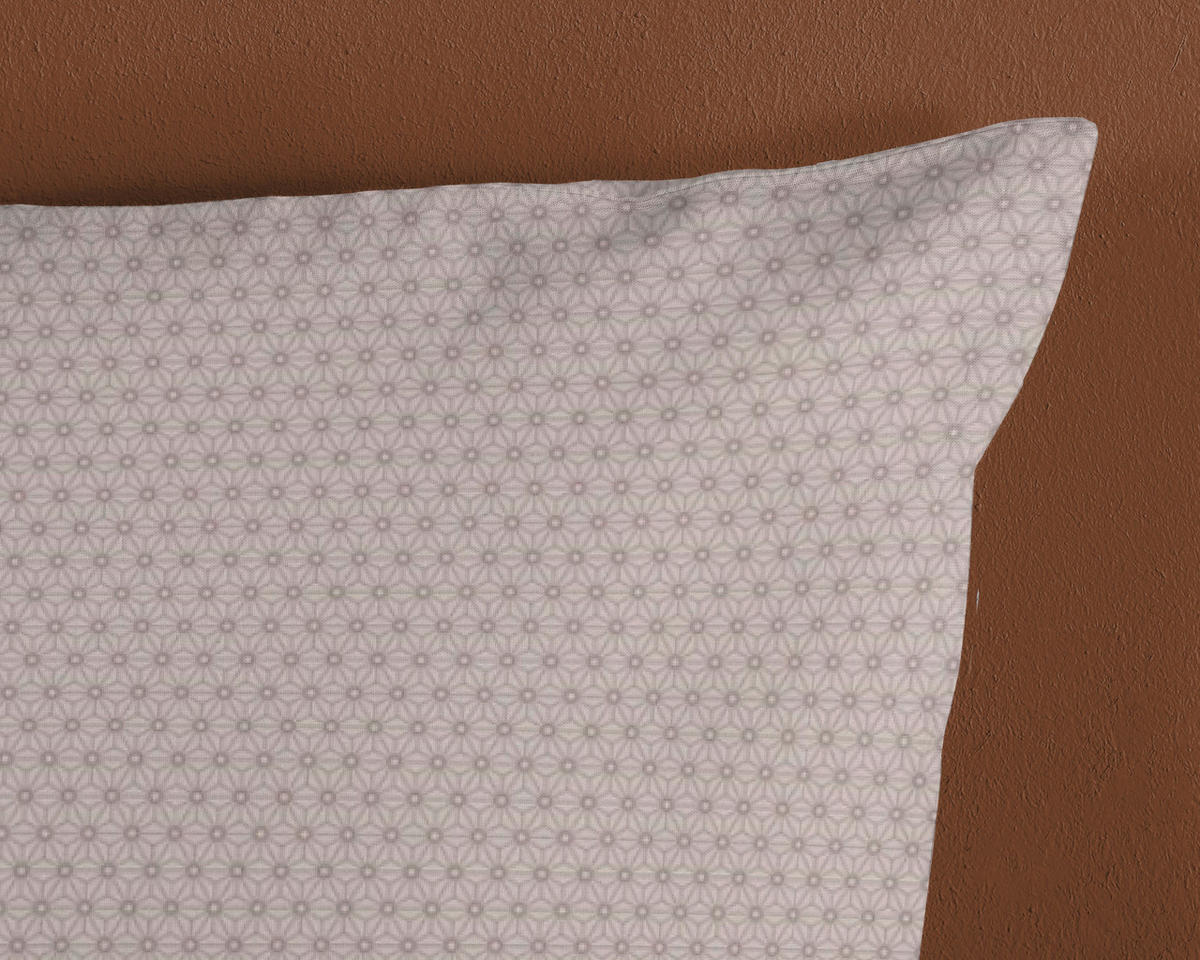 BETTWÄSCHE HIP Satin 140/200 cm  - Graubraun/Hellgrau, Design, Textil (140/200cm)