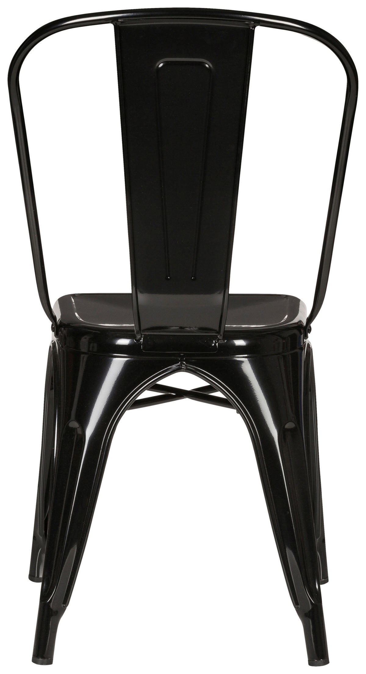STOL stål  - svart, Basics, metall (44/84/54cm) - MID.YOU