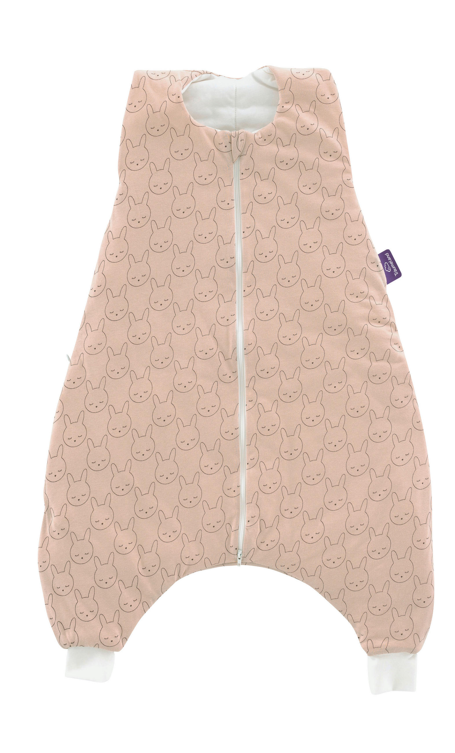 BABYSCHLAFSACK Kuschelhase  - Beige/Altrosa, Basics, Textil (110cm) - Träumeland