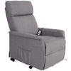 TV FOTELJA metal, tekstil  siva   - siva, Konvencionalno, metal/tekstil (65/98-84.5/92-153cm) - Ti'me