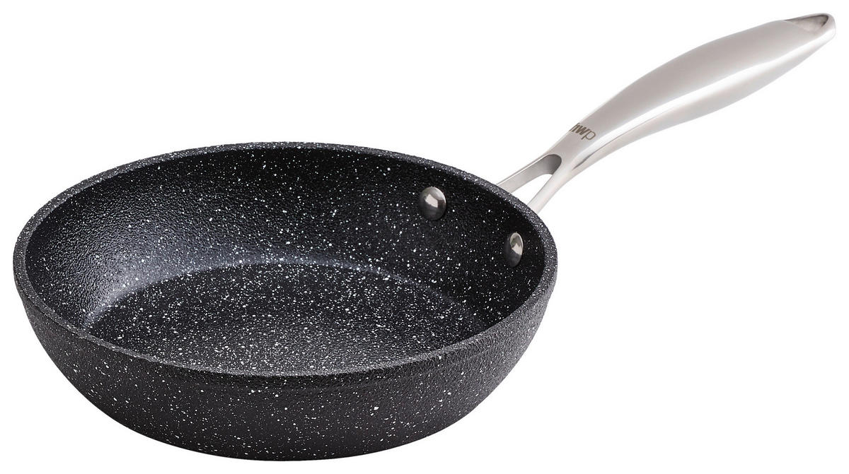 PFANNE Keramikbeschichtung  - Edelstahlfarben/Schwarz, Basics, Metall (20/4,3cm) - Homeware Profession.