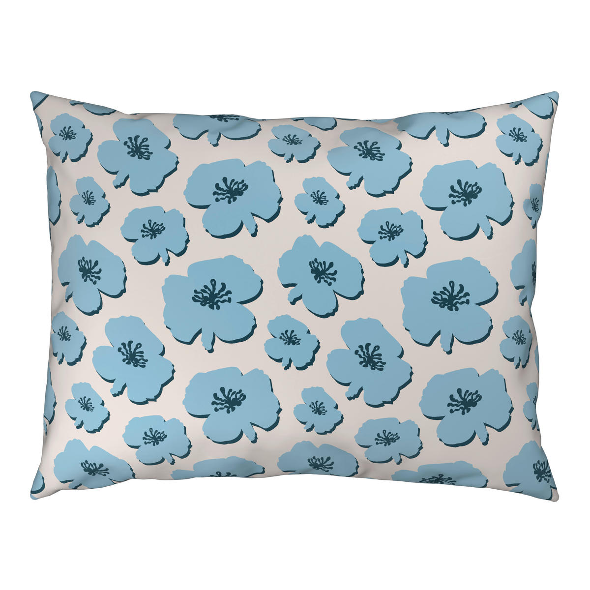 BETTWÄSCHE Satin 140/200 cm  - Blau/Multicolor, KONVENTIONELL, Textil (140/200cm) - Esposa
