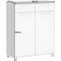 SCHUHSCHRANK 84/108/37 cm - Chromfarben/Eichefarben, Design, Glas/Holz (84/108/37cm) - Novel SCHUHSCHRANK 84/108/37 cm - Chromfarben/Eichefarben, Design, Glas/Holz (84/108/37cm) - Novel