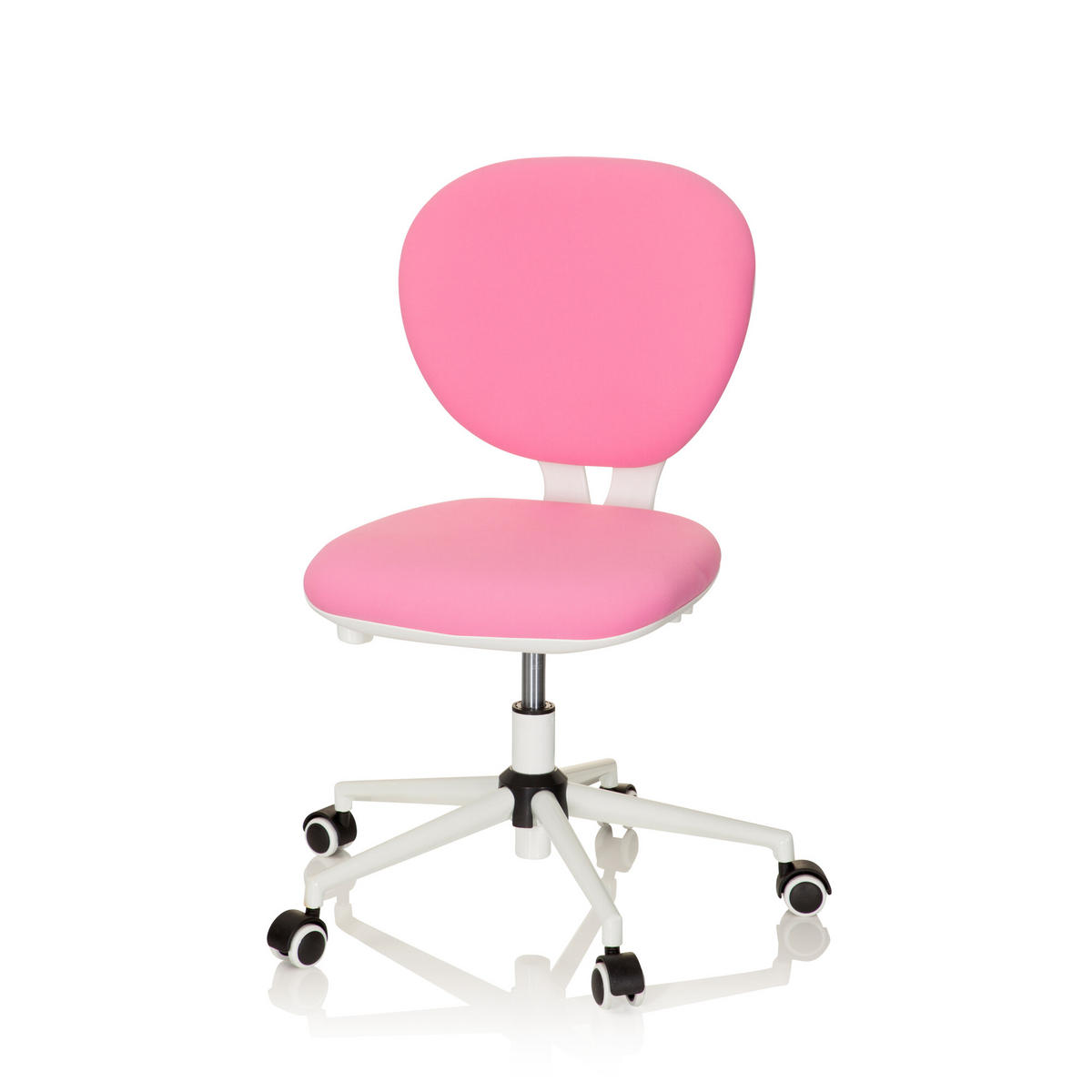 MLADINSKI VRTLJIVI STOL umetna masa pink  - pink, Basics, umetna masa (43/82-95/56cm) - MID.YOU