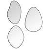 SPIEGELSET 28/22/0,4 cm    in  - Schwarz, MODERN, Glas/Metall (28/22/0,4cm)