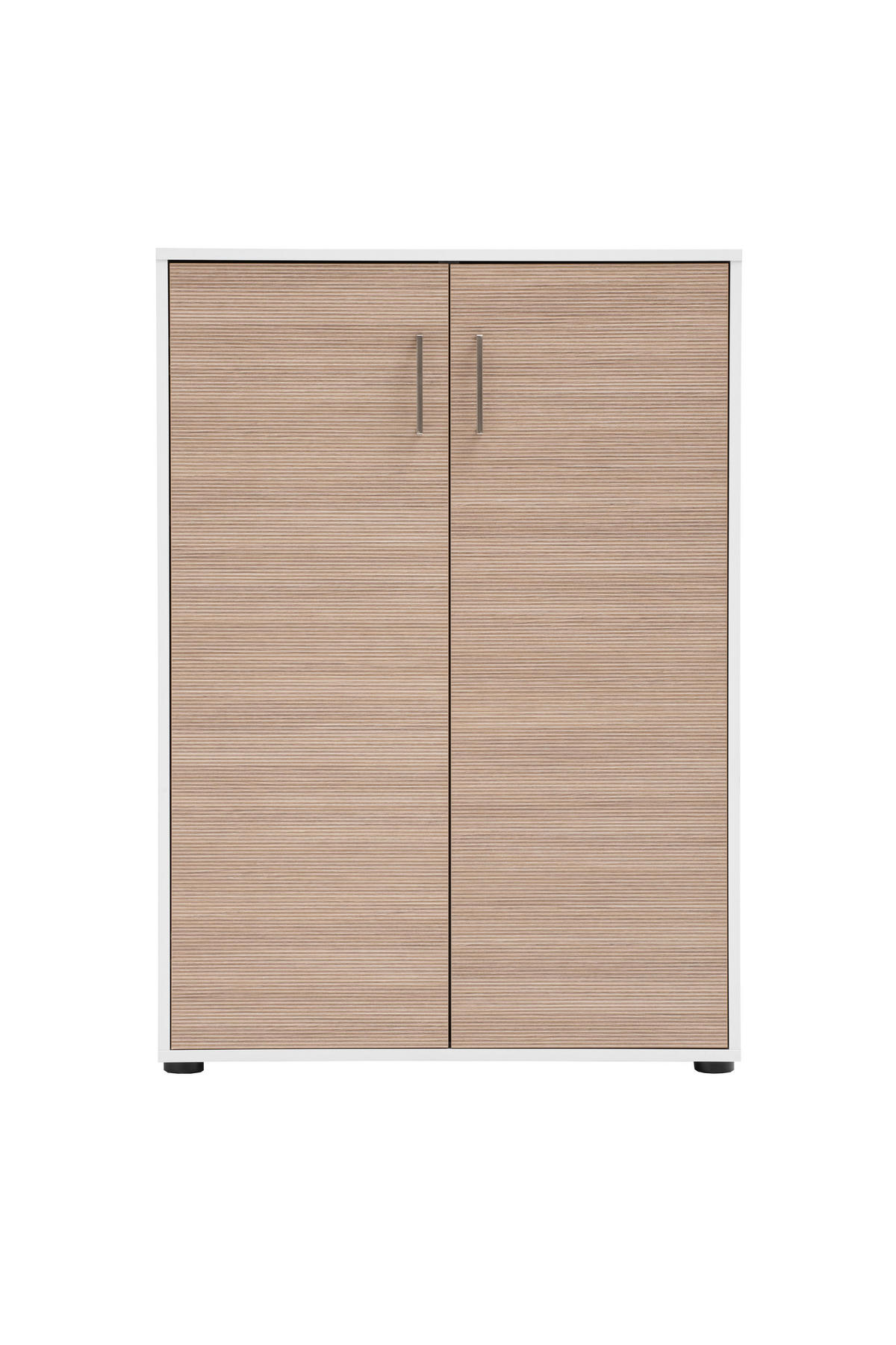 AKTENSCHRANK Weiß, Beige  - Beige/Weiß, MODERN, Holzwerkstoff (80,1/113,4/38,2cm) - MID.YOU