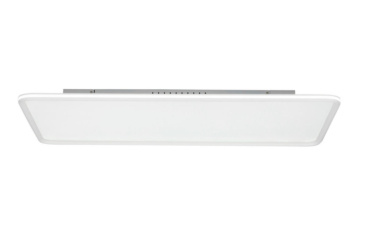 LED-DECKENLEUCHTE Bosona 110/60/7 cm  - Weiß, Basics, Kunststoff/Metall (110/60/7cm) - Novel