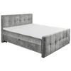 BOXBETT 180/200 cm  in Grau  - Schwarz/Grau, MODERN, Holzwerkstoff/Kunststoff (180/200cm) - MID.YOU