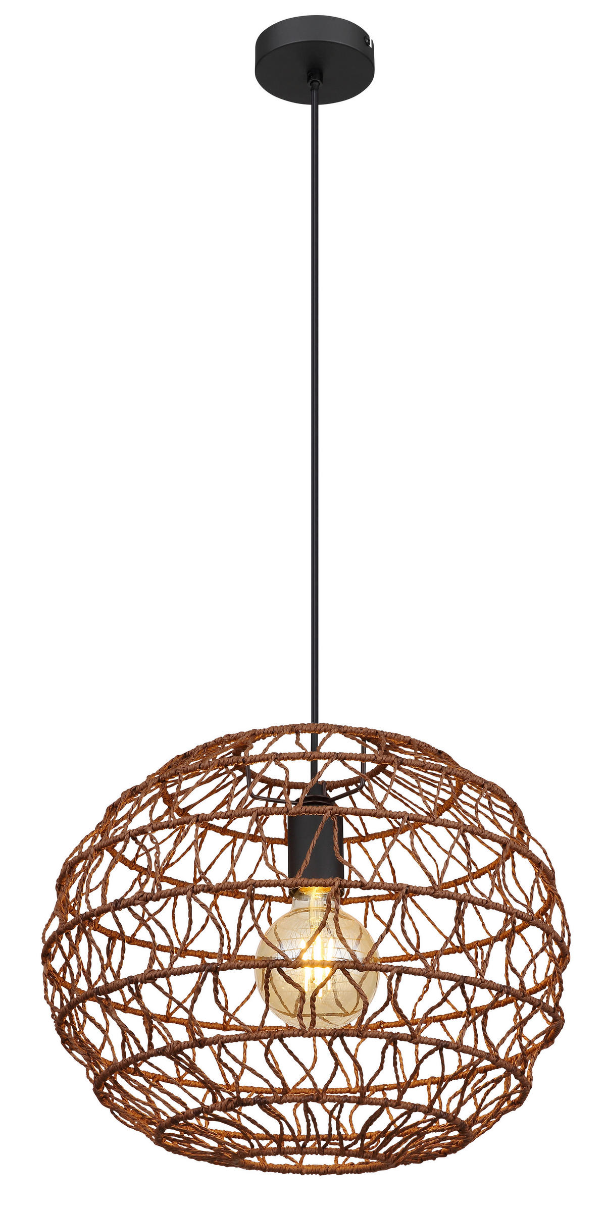 ZÁVĚSNÉ SVÍTIDLO, 39/120 cm  - Natur (39/120cm) - Globo
