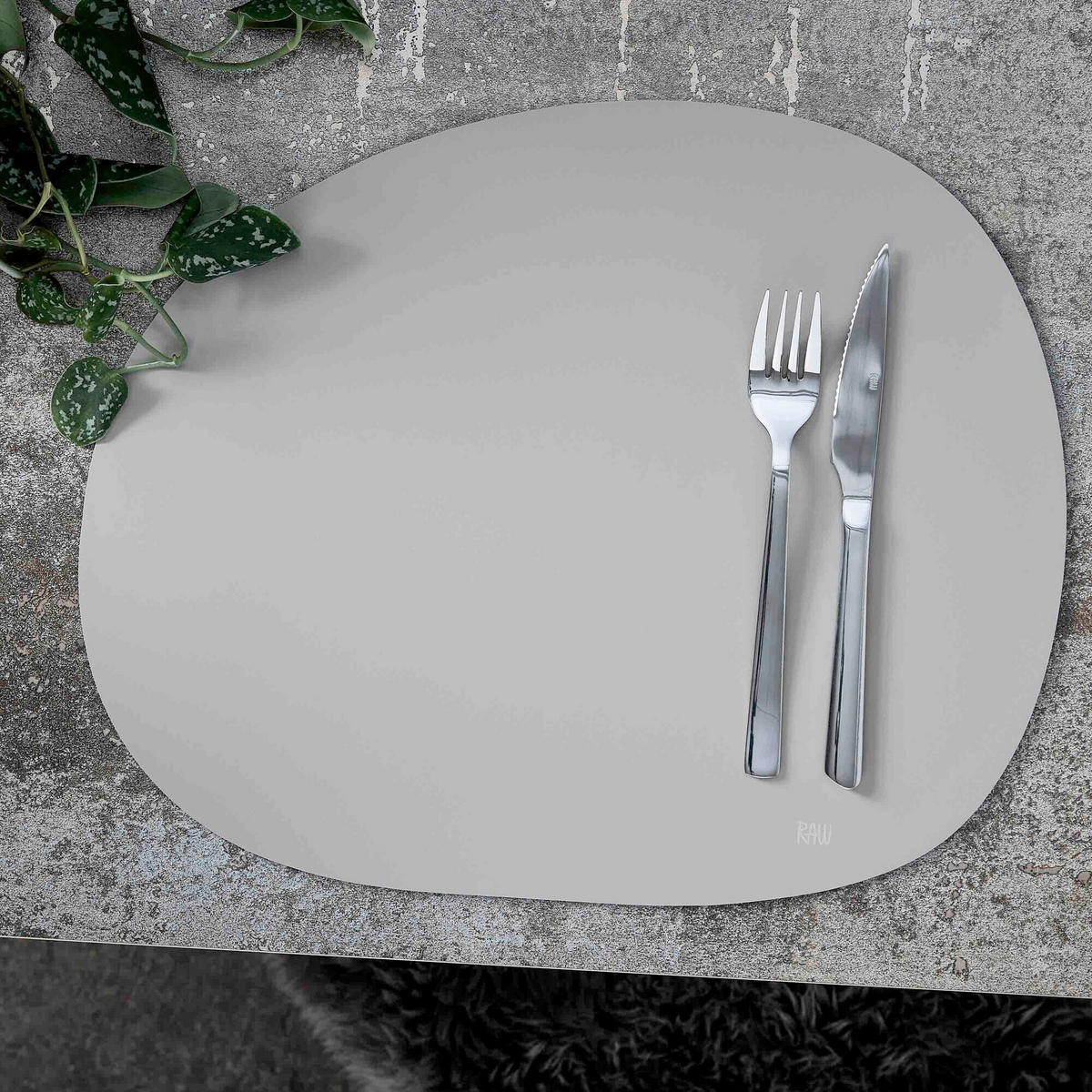 TISCHSET RAW Textil Hellgrau 33,5/41 cm  - Hellgrau, Basics, Textil (33,5/41cm) - Aida