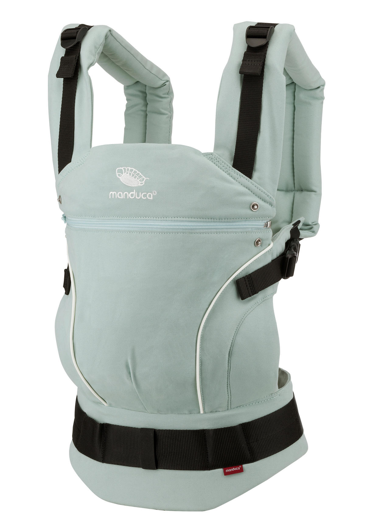 BABYTRAGE Manduca first  - Salbeigrün, Basics, Textil (One-Sizenull) - Wickelkinder Manduca