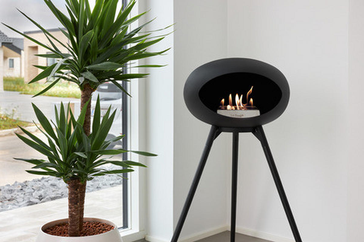 LE FEU DOME KAMIN NA ETANOL - crna, Basics, metal (59/68/106cm)