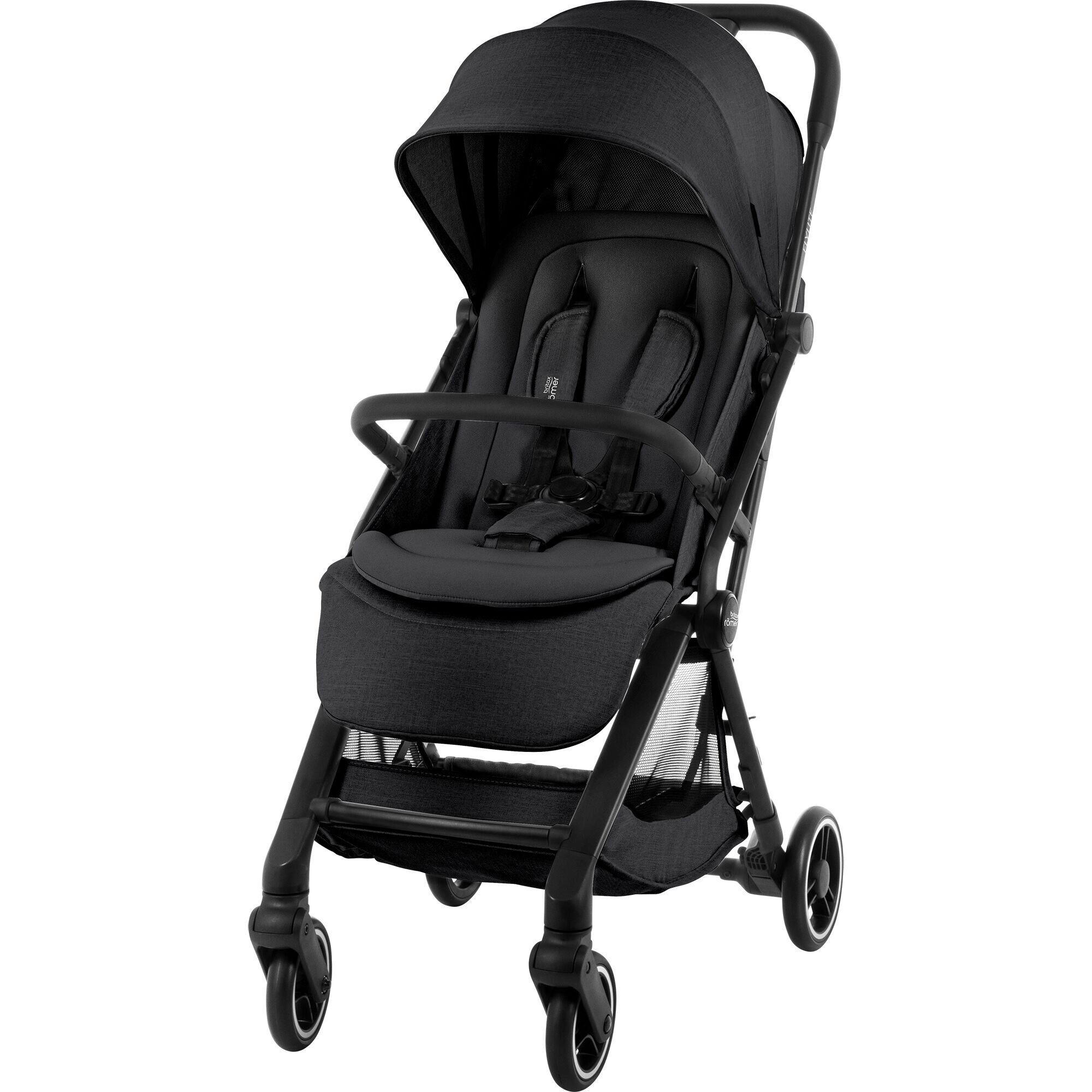 BUGGY FLYLITE  - Schwarz/Grau, Basics, Textil/Metall (45/103/78cm) - Britax Römer