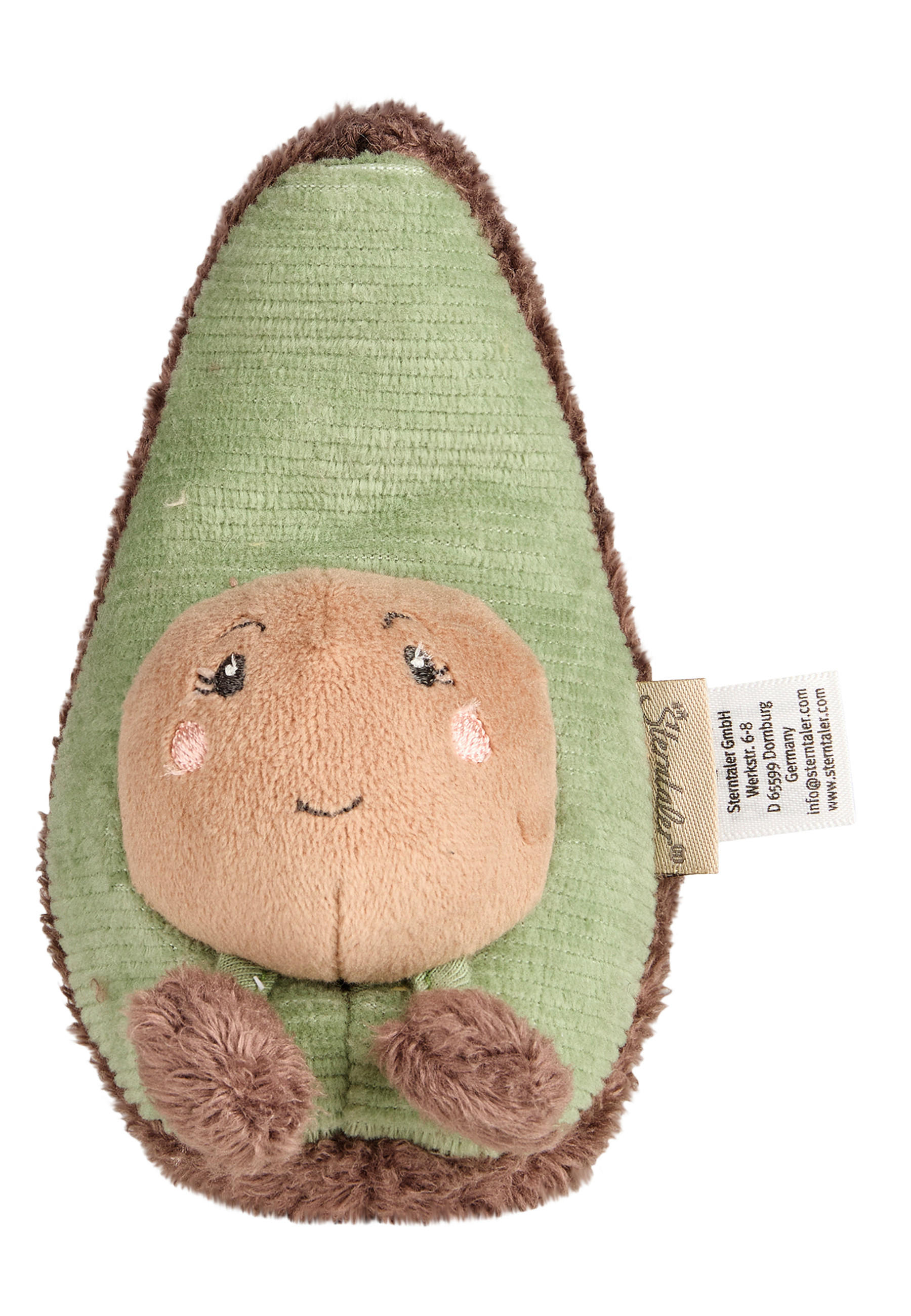 KUSCHELTIER Früchte 18/9/8 cm  - Salbeigrün, Basics, Textil (18/9/8cm) - Sterntaler