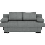 SCHLAFSOFA in Grau  - Wengefarben/Alufarben, KONVENTIONELL, Holz/Textil (200/80/104cm) - Novel