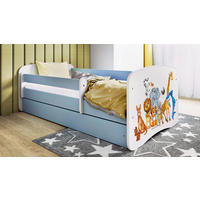 KINDER-/JUNIORBETT - Blau/Birkefarben, MODERN, Holz/Holzwerkstoff (80/160cm) - MID.YOU