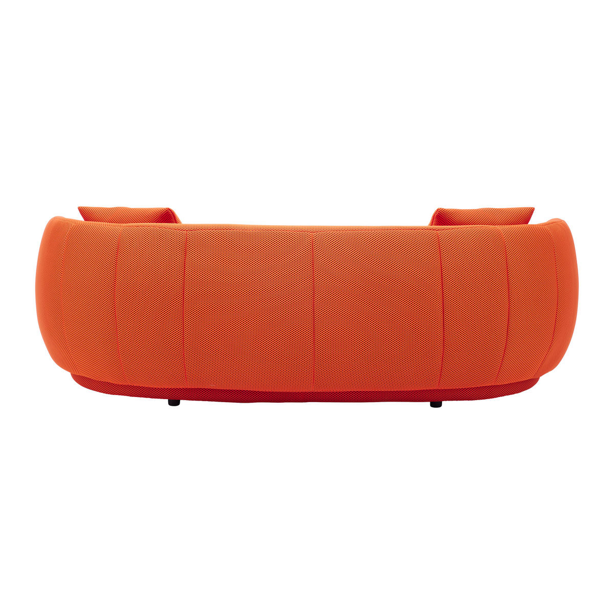 BIG SOFFA i orange  - orange/svart, Modern, textil/plast (235/72/110cm) - MID.YOU